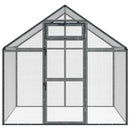 vidaXL Madár kalitka Antracitszürke 181,5 x 110,5 x 173,5 cm
