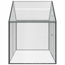vidaXL Madár kalitka Antracitszürke 181,5 x 110,5 x 173,5 cm