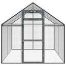vidaXL Madár kalitka Antracitszürke 181,5 x 221 x 173,5 cm
