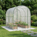 vidaXL Vázszerkezetű üvegház 160 x 200 x 192,5 cm PVC Átlátszó