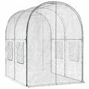 vidaXL Vázszerkezetű üvegház 160 x 200 x 192,5 cm PVC Átlátszó