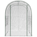 vidaXL Vázszerkezetű üvegház 160 x 200 x 192,5 cm PVC Átlátszó
