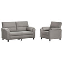 vidaXL Kanapé Szett 2 pcs Világosszürke Bársony