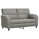 vidaXL Kanapé Szett 3 pcs Világosszürke Bársony