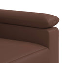 vidaXL Kanapé Szett 2 pcs Barna Műbőr