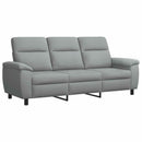 vidaXL Kanapé Szett 3 pcs Világosszürke Szövet