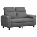 vidaXL Kanapé Szett 3 pcs Sötétszürke Szövet