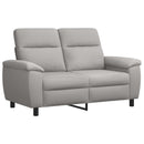 vidaXL Kanapé Szett 2 pcs Felhőszürke Szövet