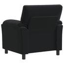 vidaXL Kanapé Fekete 94 x 85 x 93 cm Bársony