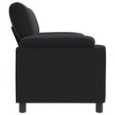 vidaXL Kanapé Fekete 94 x 85 x 93 cm Bársony