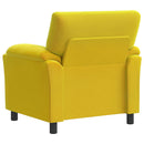 vidaXL Kanapé Sárga 94 x 85 x 93 cm Bársony