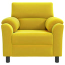 vidaXL Kanapé Sárga 94 x 85 x 93 cm Bársony