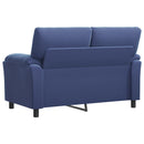 vidaXL Kanapé Rendőrségi kék 154 x 85 x 93 cm Bársony