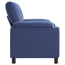 vidaXL Kanapé Rendőrségi kék 154 x 85 x 93 cm Bársony
