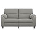 vidaXL Kanapé Világosszürke 174 x 85 x 93 cm Bársony