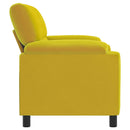 vidaXL Kanapé Sárga 174 x 85 x 93 cm Bársony