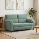 vidaXL Kanapé Tengeri Zöld 174 x 85 x 93 cm Bársony