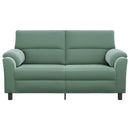 vidaXL Kanapé Tengeri Zöld 174 x 85 x 93 cm Bársony