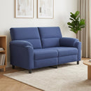 vidaXL Kanapé Rendőrségi kék 174 x 85 x 93 cm Bársony
