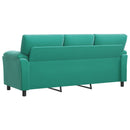 vidaXL Kanapé Türkiz 214 x 85 x 93 cm Bársony