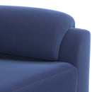 vidaXL Kanapé Rendőrségi kék 214 x 85 x 93 cm Bársony