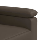 vidaXL Kanapé Szürke 171 x 85 x 93 cm Műbőr