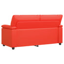 vidaXL Kanapé Piros 171 x 85 x 93 cm Műbőr