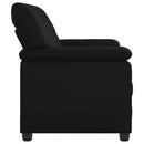 vidaXL Kanapé Fekete 191 x 85 x 93 cm Műbőr