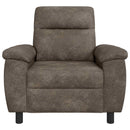vidaXL Kanapé Sötétszürke 95 x 90 x 95 cm Műsuede Bőr