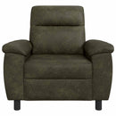 vidaXL Kanapé Katonai zöld 95 x 90 x 95 cm Műsuede Bőr