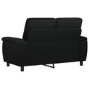 vidaXL Kanapé Fekete 158 x 90 x 95 cm Szövet