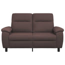 vidaXL Kanapé Sötét Barna 158 x 90 x 95 cm Szövet