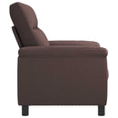 vidaXL Kanapé Sötét Barna 158 x 90 x 95 cm Szövet