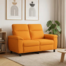 vidaXL Kanapé Sötét sárga 158 x 90 x 95 cm Szövet