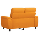 vidaXL Kanapé Sötét sárga 158 x 90 x 95 cm Szövet
