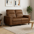 vidaXL Kanapé Barna 158 x 90 x 95 cm Műsuede Bőr