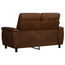 vidaXL Kanapé Barna 158 x 90 x 95 cm Műsuede Bőr