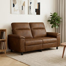 vidaXL Kanapé Barna 178 x 90 x 95 cm Műsuede Bőr
