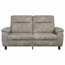 vidaXL Kanapé Világosszürke 178 x 90 x 95 cm Műsuede Bőr