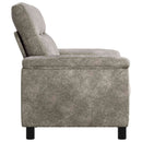vidaXL Kanapé Világosszürke 178 x 90 x 95 cm Műsuede Bőr