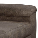 vidaXL Kanapé Sötétszürke 178 x 90 x 95 cm Műsuede Bőr