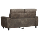 vidaXL Kanapé Sötétszürke 178 x 90 x 95 cm Műsuede Bőr