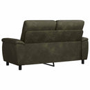 vidaXL Kanapé Katonai zöld 178 x 90 x 95 cm Műsuede Bőr