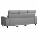 vidaXL Kanapé Világosszürke 214 x 90 x 95 cm Szövet