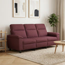 vidaXL Kanapé Lila 214 x 90 x 95 cm Szövet