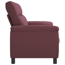 vidaXL Kanapé Lila 214 x 90 x 95 cm Szövet