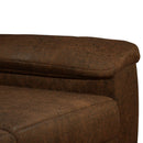 vidaXL Kanapé Barna 214 x 90 x 95 cm Műsuede Bőr