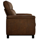 vidaXL Kanapé Barna 214 x 90 x 95 cm Műsuede Bőr