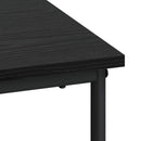 vidaXL Tárolóval rendelkező íróasztal Fekete Tölgy 100 x 50 x 75 cm
