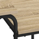 vidaXL Tárolóval rendelkező íróasztal Sonoma Tölgy 100 x 50 x 75 cm